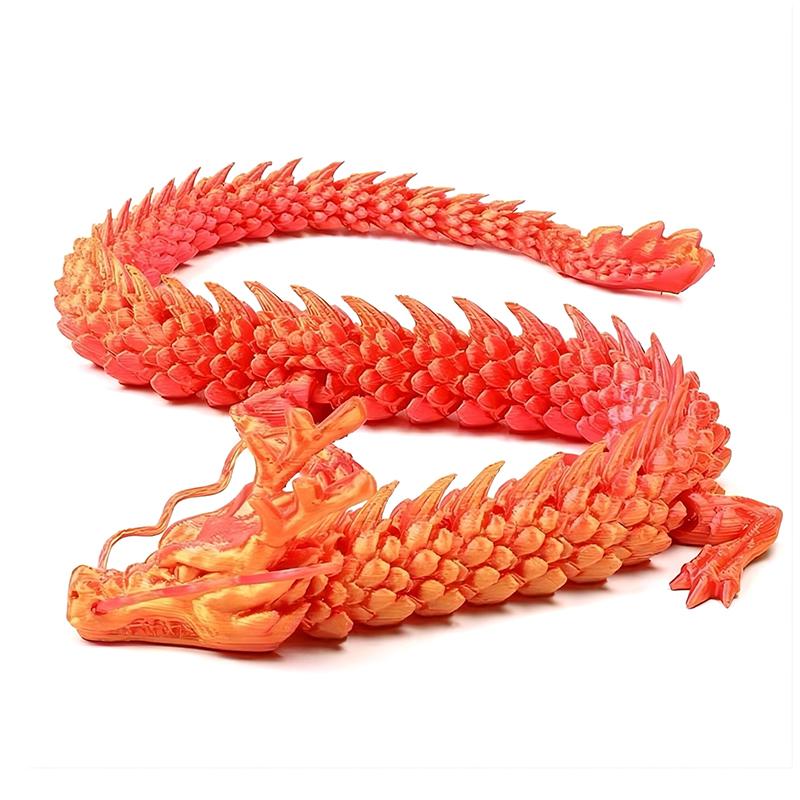 Product Introduction of [XKQ]3D Printed Chinese Dragon Full Body Joints Movable Home Furnishing Decoration Ornament Worth Collecting Creative Toys 26