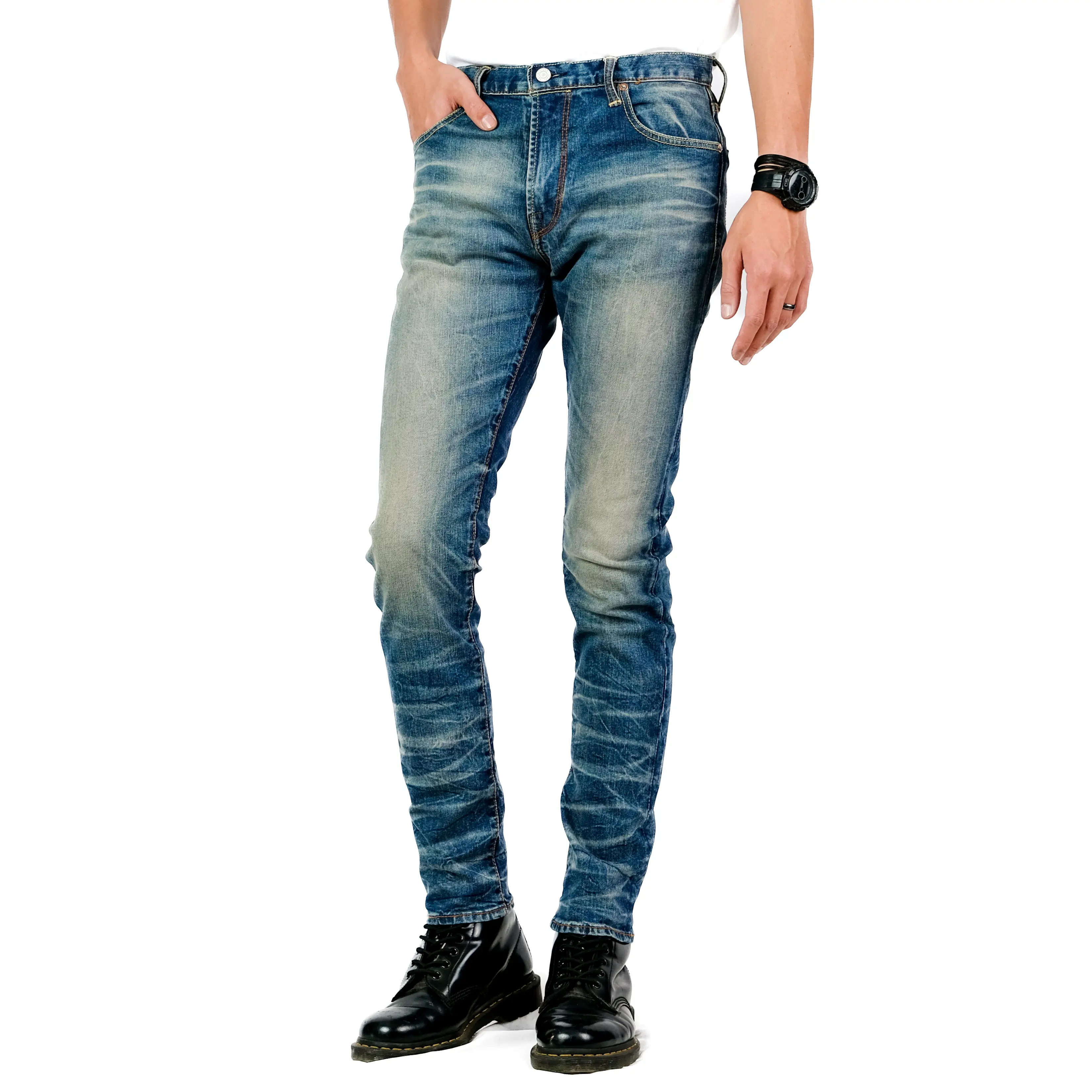 Bespoke Project - Celana Jeans pria Style 371 Skinny Fit Celana Denim Nyaman Lembut - Shop Tokopedia