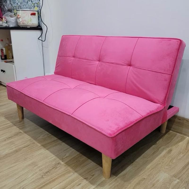 Product Introduction of Ghế Sofa Mini 3 Trong 1 Dài 1m2 [Giao Hàng Miễn Phí] - Sofa Giường Nằm Gấp Gọn Vải Nhung - Nỉ - Da sofa nệm  gấp ghế  sofa combo 23