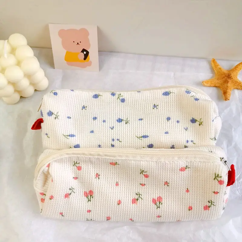 Mismi Alice Pencil Case Kotak Pensil Sekolah Motif Little Flower Perempuan Trendy - PC2A 0