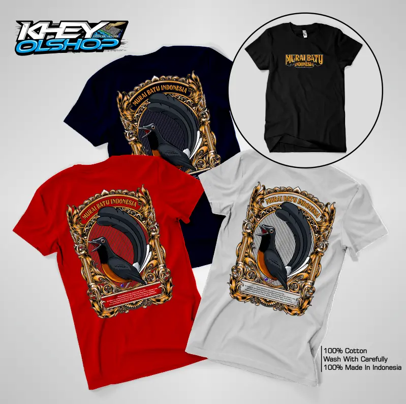 KAOS BAJU BURUNG MURAI BATU KAOS MURAI BATU INDONESIA | KAOS KICAU MANIA TERLARIS KHEYOLSHOP
