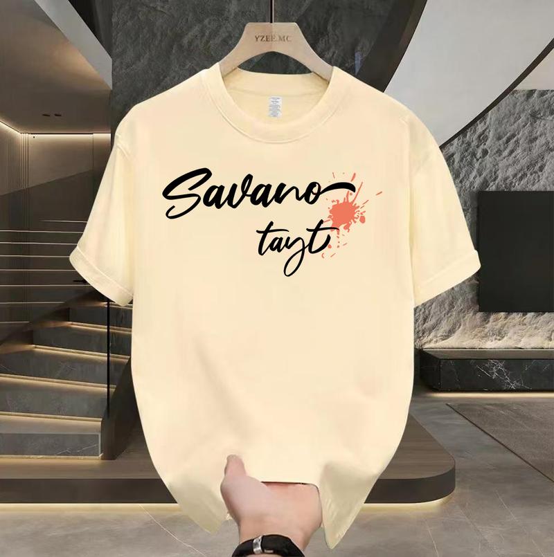 Product Introduction of Áo Thun Nam, In Hình Hoàng Hôn, Tay Ngắn, Dáng Rộng Vừa Vặn, Thoải Mái, Làm Bằng 100% Cotton 12