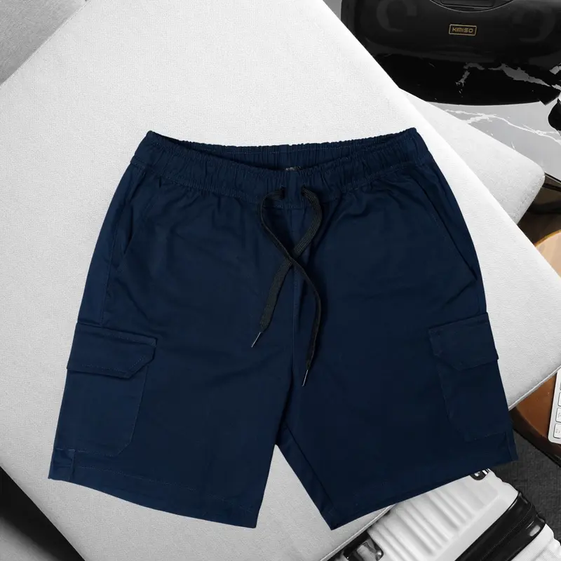 QUẦN SHORT KAKI THUN TÚI HỘP NAM LƯNG THUN VẢI CAO CẤP 5