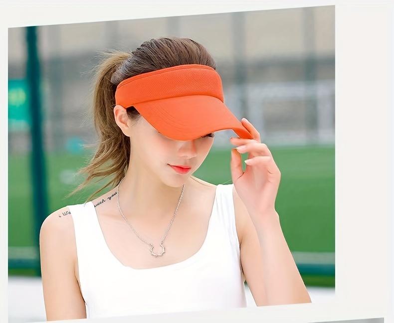 Product Introduction of Women's Sports Sun Protection Baseball Cap, Breathable Polyester Hat With Adjustable Strap For Running, Tennis, Baseball 10