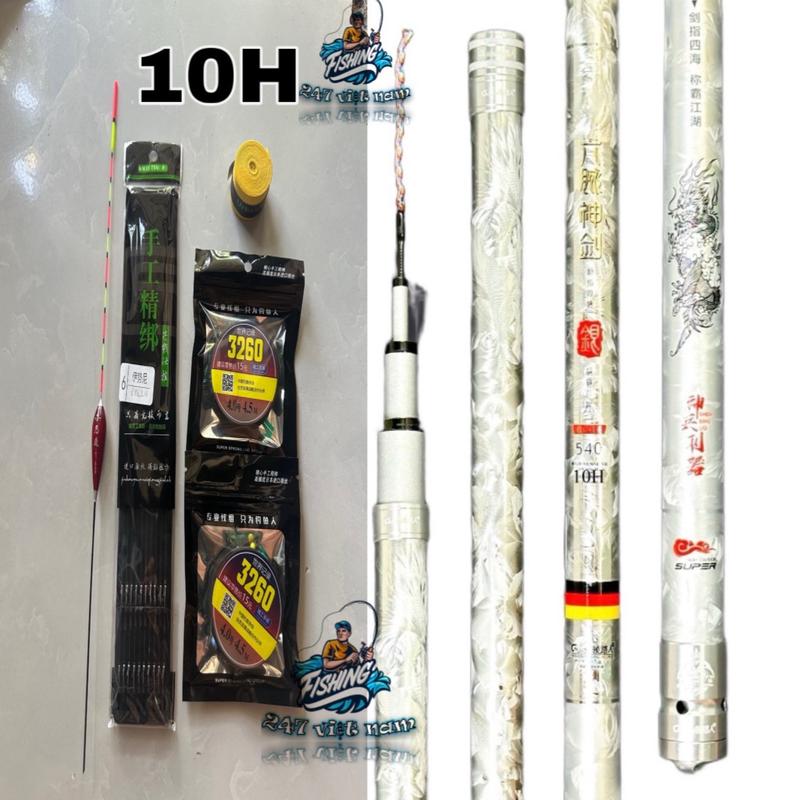Cần Câu Tay LỤC MẠCH THẦN KIẾM 10H Săn Hàng + Quà Tặng (1 Ngọn Zin, 2 Trục, 1 Phao, 1 Thẻo, 1 Cuốn Cán Cần) Đi Câu Bắt Cá Fishing Đồ Câu Fishing 247 Việt Nam