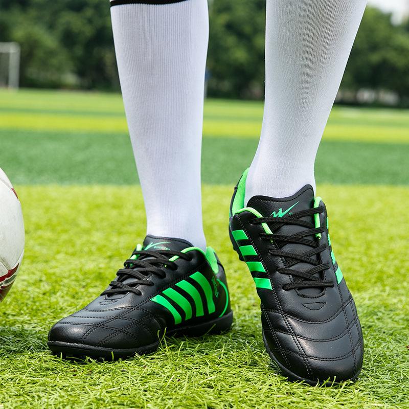 Double Star Soccer Shoes Competition Special Adult Men Broken Spike Boys Primary School Girls Non-slip Training Professional Shoes Wear-resistant Slipper 4