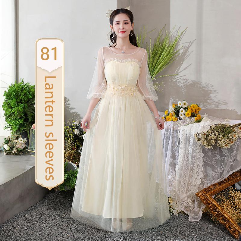 Product Introduction of Wanita Wedding Dress Bridesmaid Rok Fashion Perjamuan Flower Costume Elegant Maxi 28