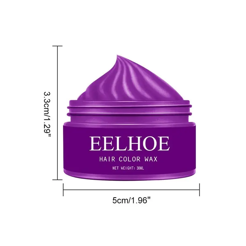 Dụng Cụ Thiết Lập, 30ml, Phong Cách Thời Trang, Sáp Vuốt Tóc Đầy Màu Sắc, Lâu Trôi, Dùng Một Lần, Nhuộm Tóc, Sáp Nhuộm Tóc, Che Tóc Trắng, Tóc Tạm Thời 2