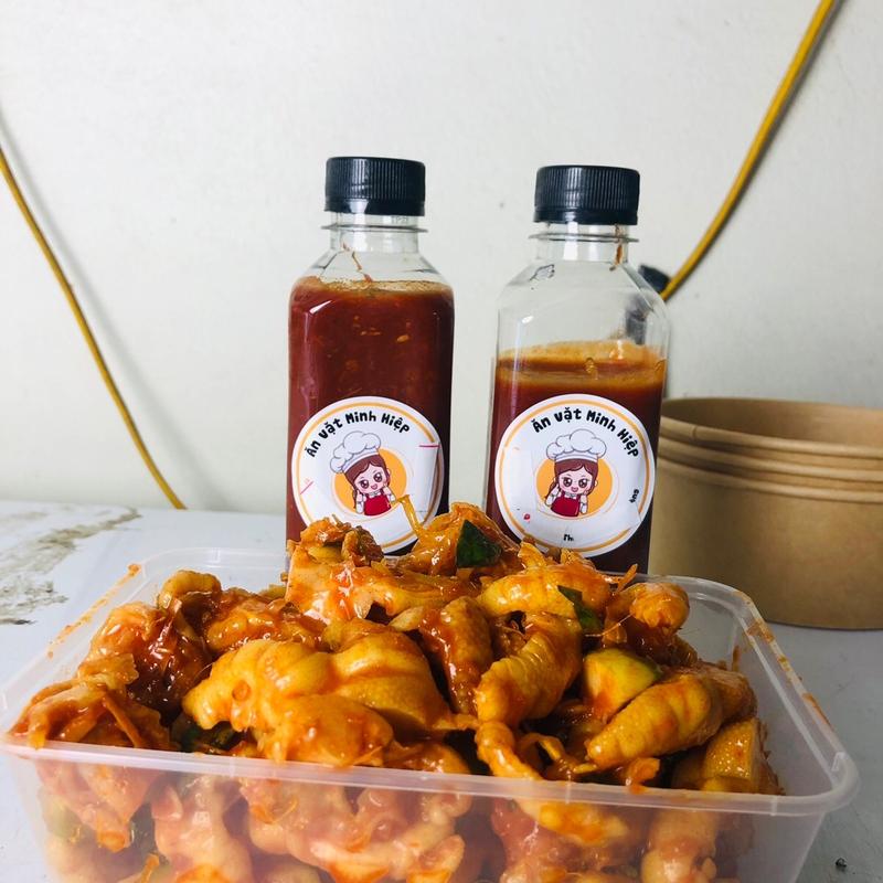 Combo 2 chai sốt thái trộn chân gà tai heo mực ,bạch tuộc ,sốt trộn hoa quả Gia Vị Chua Cay Nước Sốt KHÔNG CÓ CHÂN GÀ