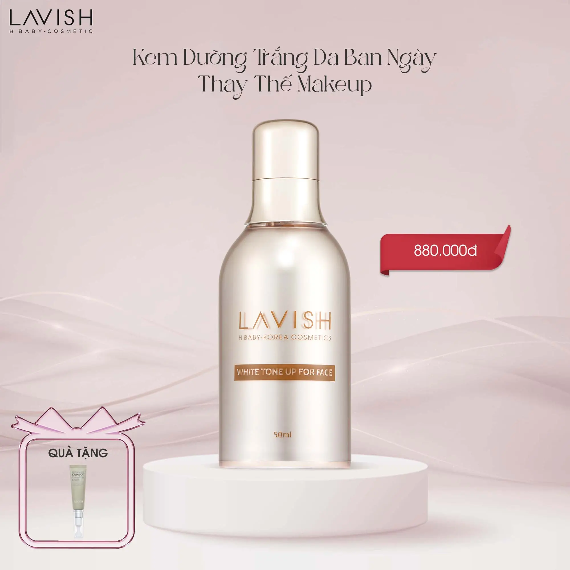 Kem Dưỡng Sáng Da Thay Thế Make Up  Lavish H Baby