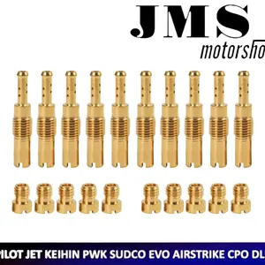 {COD} SPUYER PILOT JET PJ MAIN JET MJ KEIHIN PE SPUYER MAIN JET PJ MJ SPUYER MAINJET KEIHIN KARBURATOR PE STANDARD PILOT JET SUDCO EVO AIRSTRIKE CPO