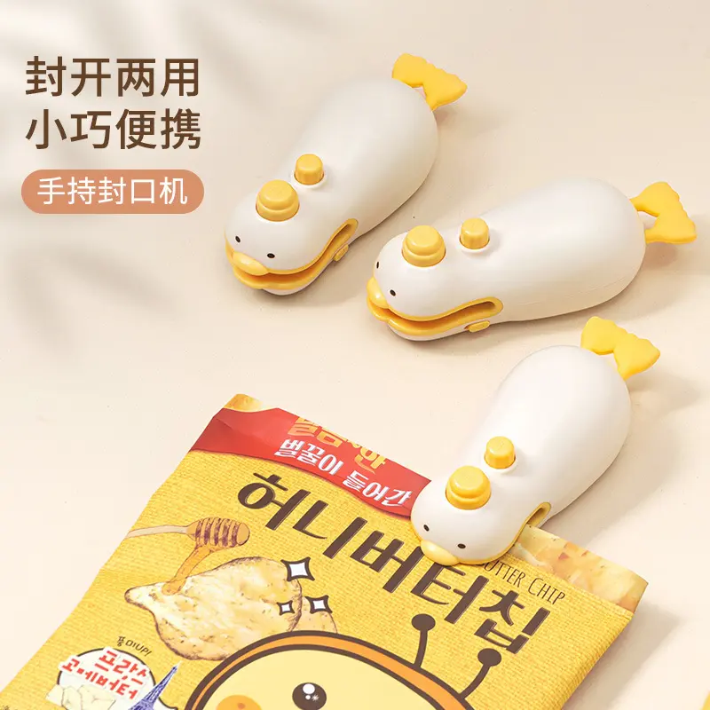 Household Small Mini Sealing Machine Plastic-Envelop Machine Sealing Clip Sealing Clip Fantastic Sealing Tool Snack Sealer Sealing Machine