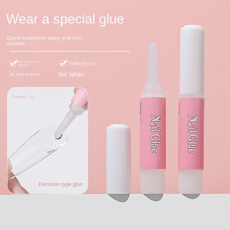 Keo Bút Đặc Biệt Dùng Đeo Áo Giáp 2g-003 nails box thiết kế dụng cụ làm giả ngắn combo