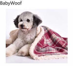 BabyWoof 2件装 狗毛毯狗披风 双层加厚法兰绒冬季保暖 宠物披风睡觉毯 可机洗 适用于小型中型大型犬