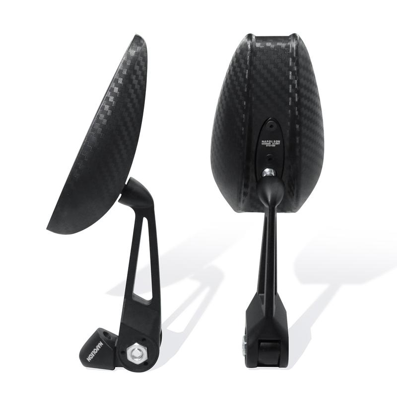 Pink/White/Blue Lens FULL CNC UNIVERSAL SHORT STEM REARVIEW Ray save SIDE MIRROR with screws 9