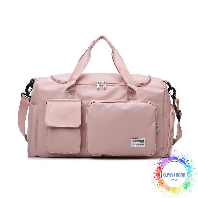 Túi du lịch cao cấp chất liệu vải dù chống thấm có ngăn đựng giày dây đeo chắc chắn Bag