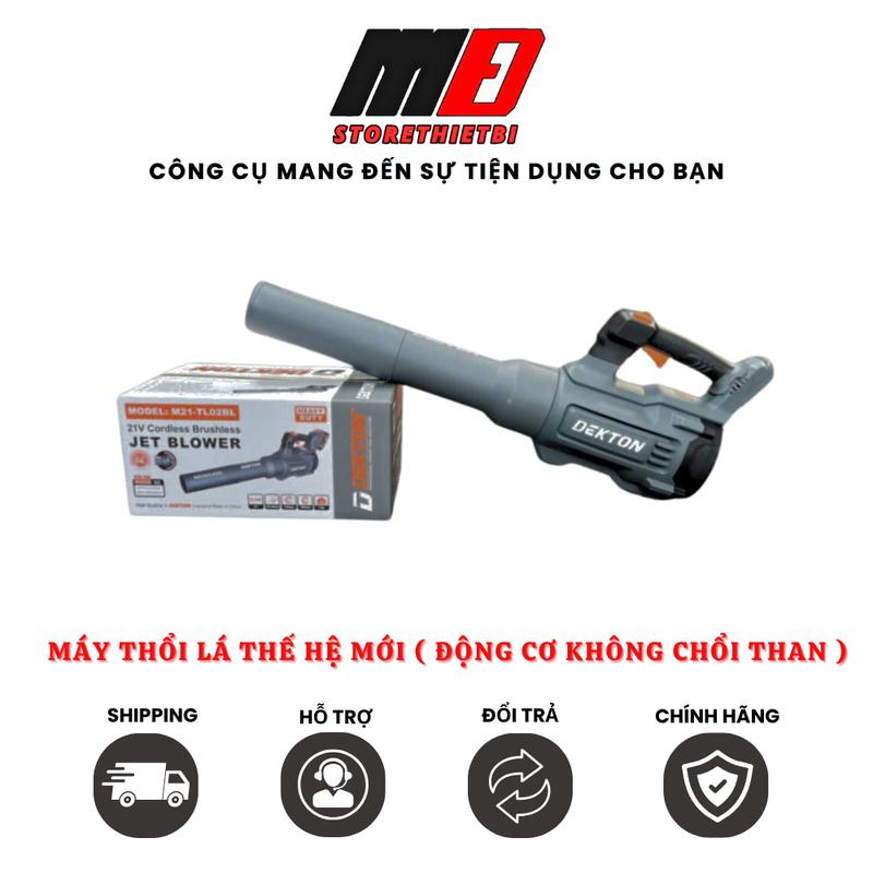 Máy Thổi Lá Thế Hệ Mới Dùng Pin M21 Dekton ( Motor Không Chổi Than ) M21-TL02BL