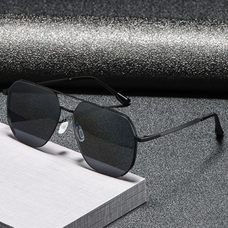 Kính râm cao cấp Mắt kính thời trang cho nam nữ gọng kim loại mặt kính chống chói & chống tia UV tầm nhìn rõ - Kính râm V3 nam nữ