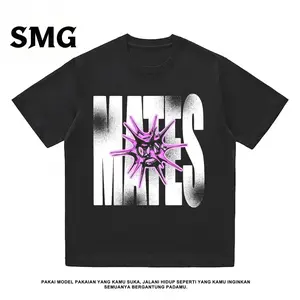 SMG  New Fashion Kaos【HOT】Crop Top Boxy Kaos Hitam SOOL s T-Shirt Kaos Motif Pria Oversize S-3XL Tee Pernapalkrbtaactb