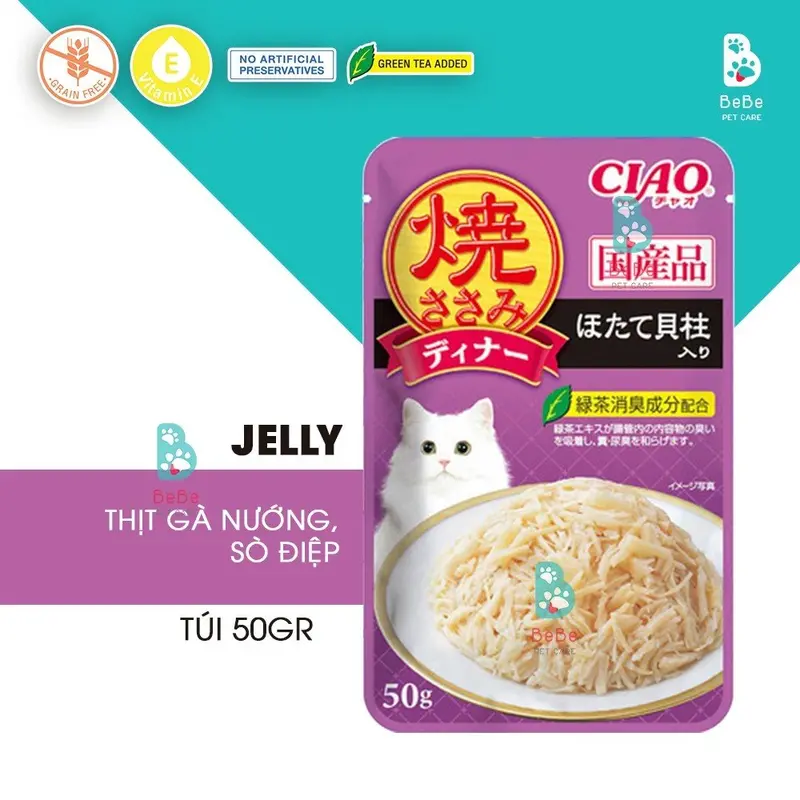 PATE CIAO Thơm Ngon Dành Cho Mèo Mọi Lứa Tuổi 6