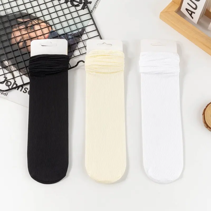Tất Cao Cổ, Phong Cách Cơ Bản, Chất Liệu Cotton Trơn, Thoáng Khí, Dành Cho Nữ tất  len quan  lot vớ  chân tất  xỏ Women knee socks tất  ngôi tất  đen tất  ngôi tất  lưới tất  hoa tất  hello chiếc  tất vớ  chân tất  lưới