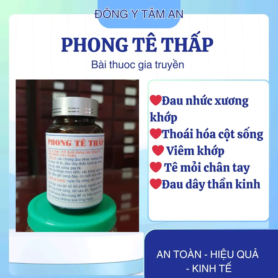 viên hoàn Phong Tê Thấp nhà làm