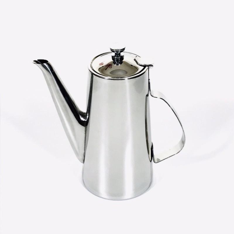 (Giá sỉ) Ấm inox dáng cao sang chuyên đựng trà, cà phê, nước gia vị lẩu nhà hàng 3