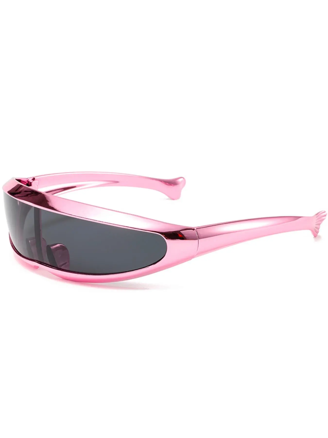 Unisex Fashionable All-match Tinted Lens Sunglasses, Trendy Casual Wrap Around Frames Sunglasses for Everyday Use, Fashion Accessories for Outdoor Activities