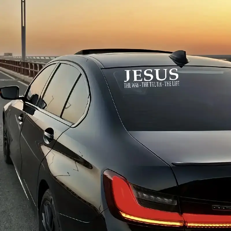 Jesus The Way The Truth The Life Christian Vinyl Decal Car Sticker 3