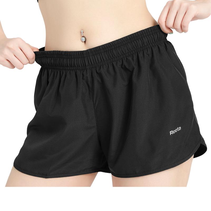 Quần Short Đùi Thể Thao 2 Lớp Nữ Reeta Co Giãn 4 Chiều Tập Gym - Yoga - Chạy bộ - Aerobic-A2277