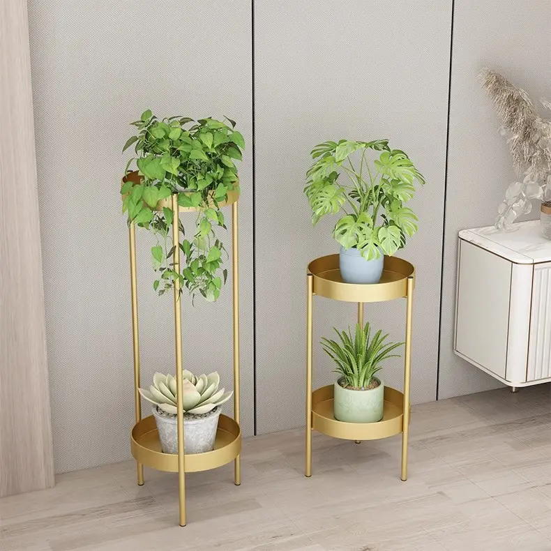 Giá để hoa ban công nhiều tầng sang trọng nhẹ trong nhà phòng khách cao cấp giá để đồ đứng trên sàn củ cải xanh giá để chậu hoa mọng nước bằng sắt 5