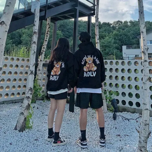 Áo Hoodie ADLV Teddy chất nỉ dày dặn cực ấm, Áo Hoodie Unisex Nam Nữ