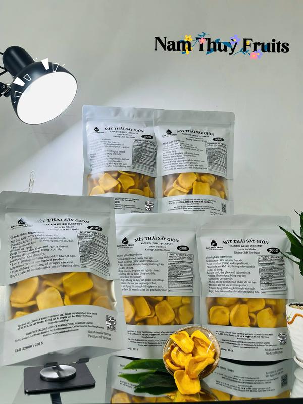 Mít thái sấy giòn loại nguyên cánh : 1kg gồm 5 túi mỗi túi 200g