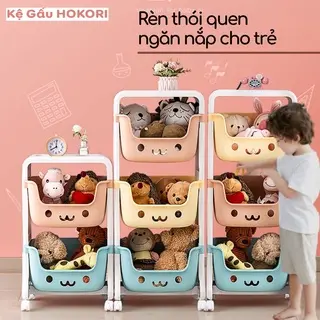 Kệ gấu Hokori Việt Nhật đựng đồ đa năng 2, 3 tầng Kitchen Nhà Bếp 4