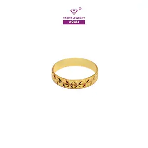Yaxiya Cincin Wanita Motif Polos Perhiasan Aksesoris 997