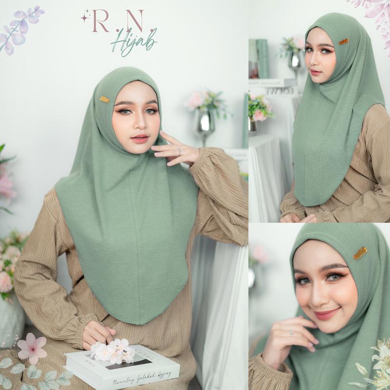 Product Introduction of ผ้าคลุมฮิญาบมุสลิม ทรงสวมสำเร็จ หน้าสไตล์ตุรกี(ไม่มีเชือกผูกด้านใน) เนื้อผ้าคอตตอนร่อง HM12 นูรีนมุสลิม 24