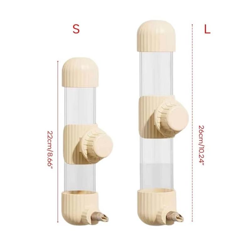 Product Introduction of Useful 220/280ml Bird Drinker Feeding Tools Bird cage accessories Parrot Water Bottle Automatic Water Feeder Dispenser 15
