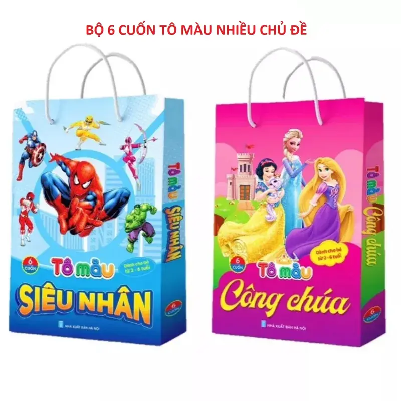 Bộ Sách Tô Màu Sáng Tạo Nhiều Chủ Đề 2-6 Tuổi 2