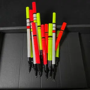 Pelampung Pumbul Pancing Bulu Merak Asli 3cm - 10cm (Merah / Hijau) Satuan