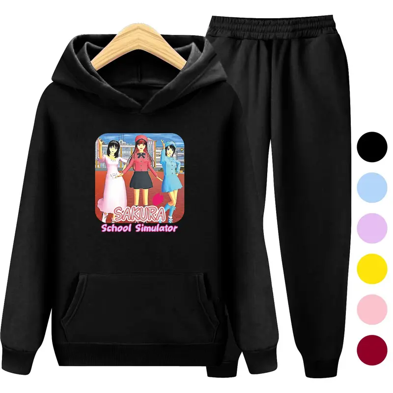 Setelan Anak Sakura SchooL Simulator / sweater Hoodie Anak dan Remaja Murah 3