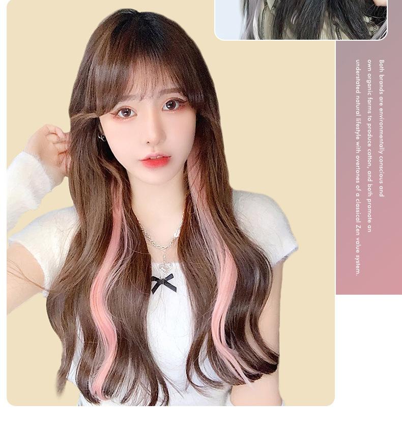 Product Introduction of Tóc Nối Dạng Kẹp, Để thả Tai, Mảnh Tóc Highlighted, Màu Tóc Ombre, Tóc Nối Liền Mạch, Mảnh Tóc Có Màu, Trang Trí, Không Hoàn Trả Hoặc Trao Đổi 5