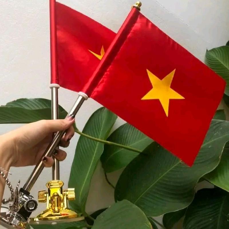 Bộ Cờ Tổ Quốc, Gắn Cho Máy Gặt,  Máy Cày ,Máy Cuộn 1