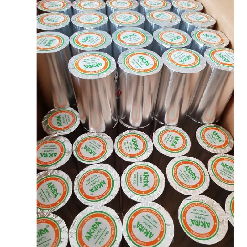 100 cuộn = 1 thùng giấy in nhiệt K80 x45 AKIRA chính hãng 2
