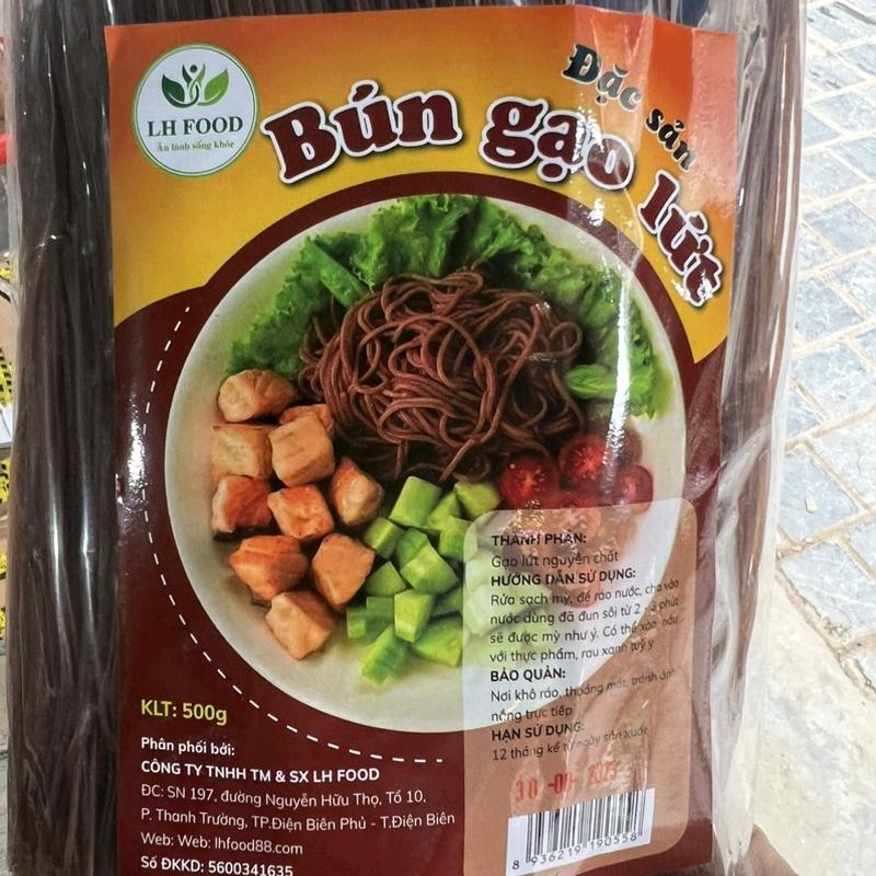 bún gạo lứt 1kg khô đặc sản tây bắc .