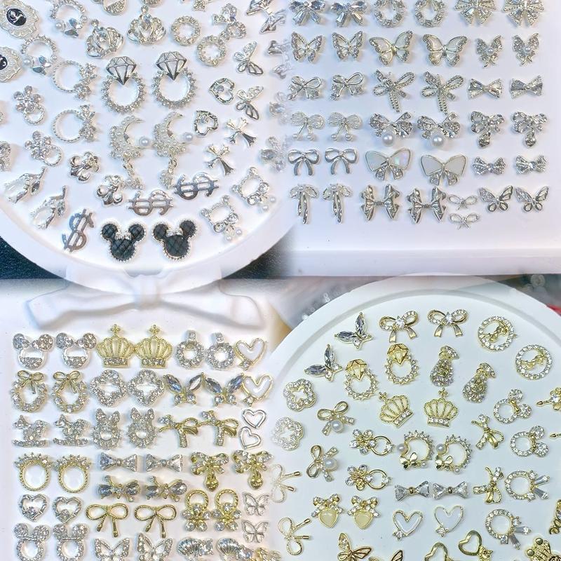 SET CHARM MIX Trang Trí Đa Dạng & Phong Phú Cho Dây Chuyền Vòng Tay Lắc Tay Charm Nail Phụ Kiện Nail Đẹp Mắt Thu Hút