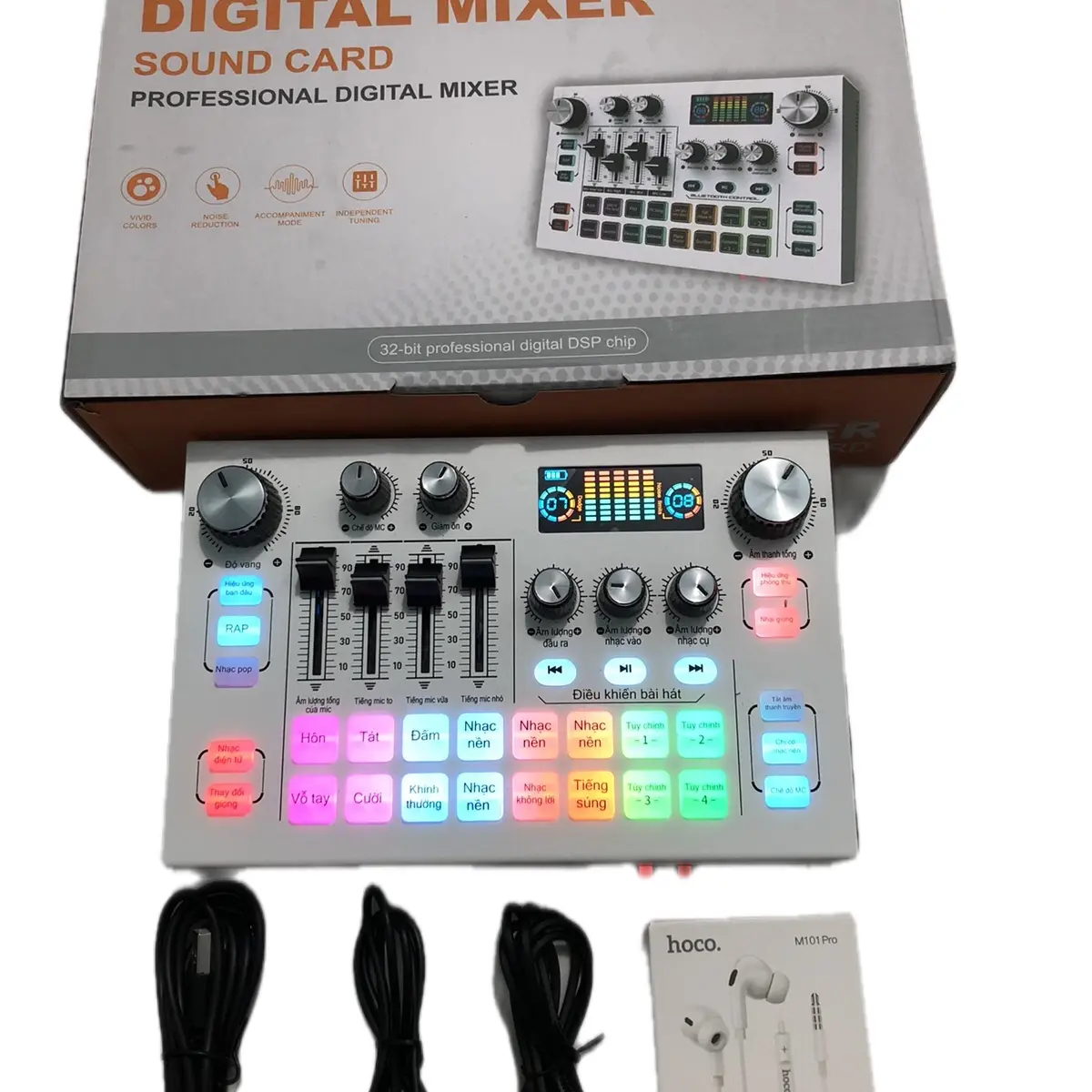Sound card thu âm Livestream X7 màu trắng  1 đổi 1