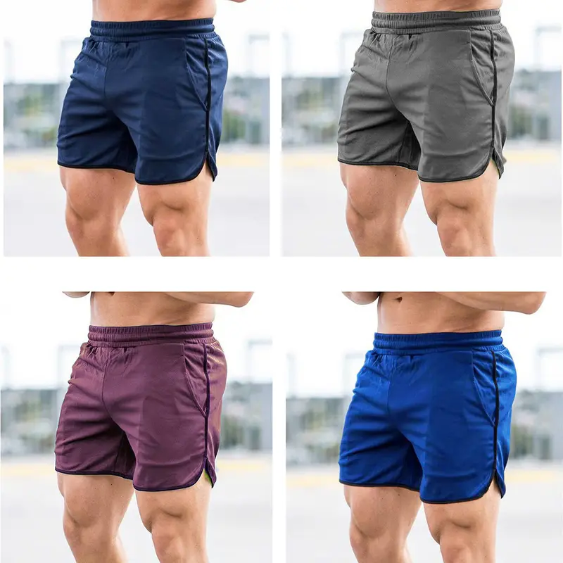 QUẦN ĐÙI THỂ THAO, CHẤT MÈ THÁI THOÁNG MÁT CO GIÃN 4 CHIỀU, SIZE 45 - 100 kg . MẪU VIỀN TRƠN 6