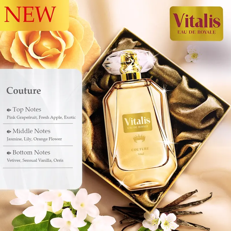 Vitalis Eau De Royale Couture 50ml - Parfum Wanita Long Lasting Luxurious Fragrance 0