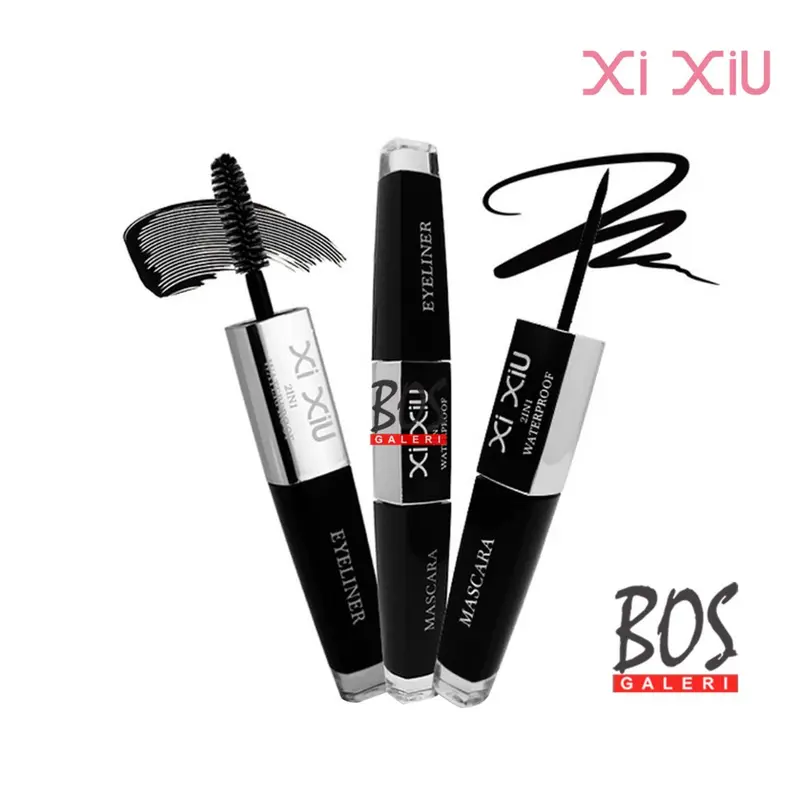 XI XIU 2 in 1 Mascara & Eyeliner Waterproof Xixiu Maskara Eye Liner 1