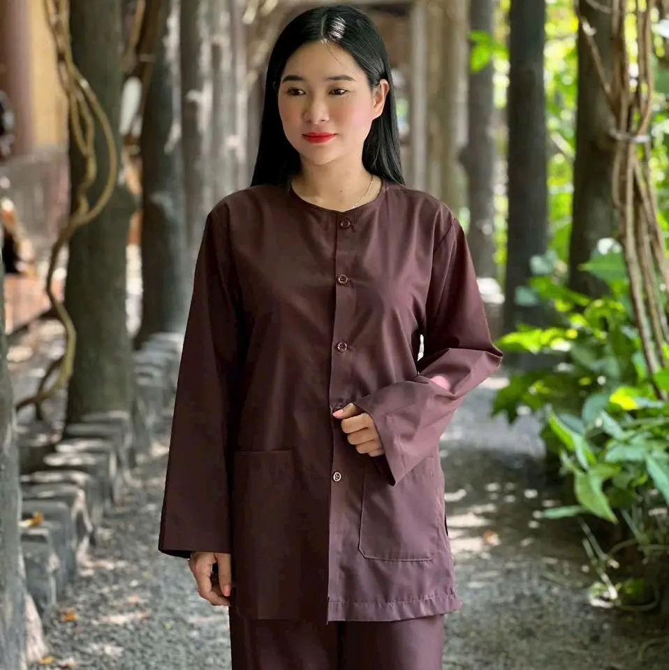 Mẫu bà ba truyền thống chất liệu vải kate loại 1 nam nữ điều bận được ạ size từ 40 kg đến 88 kg